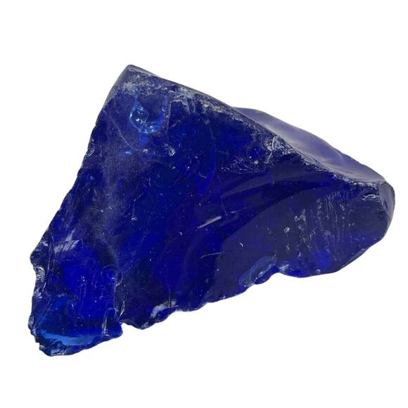 Cobalt Blue Translucent Art Glass Cullet #5L135 - Picture 3 of 6